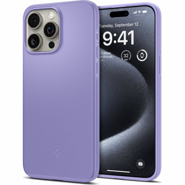 Spigen Thin Fit, irisově fialová - iPhone 15 Pro