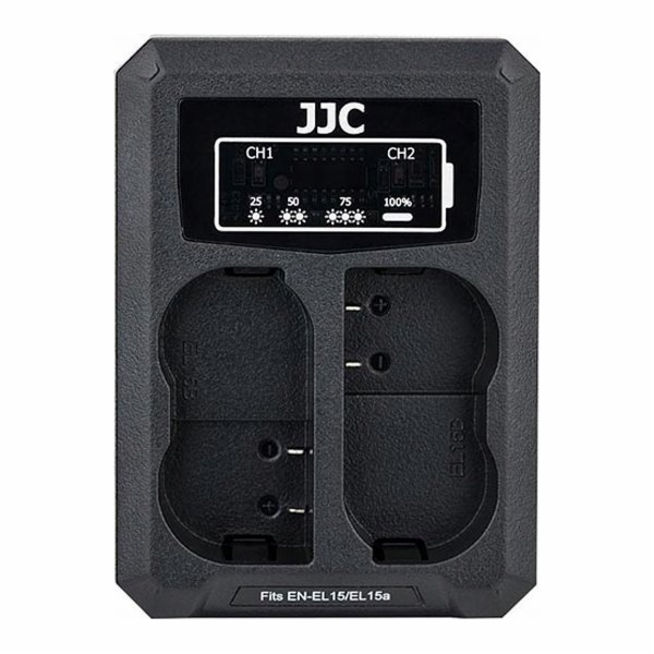 JJC Nabíječka fotoaparátu Dual Channel Dual USB Nabíječka...