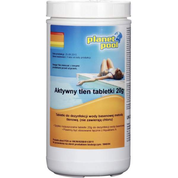 NoName CHEMIE 0595-001KG TABLETY AKTIVNÍHO KYSLÍKU 20G