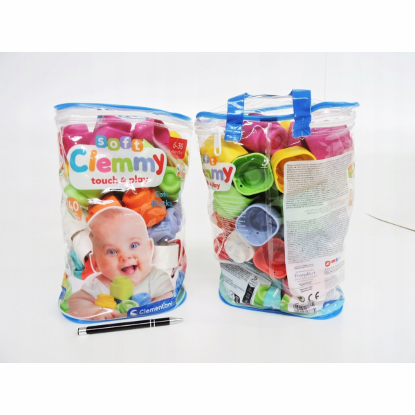 Clementoni Clemmy Blocks Bag se 40 kostkami