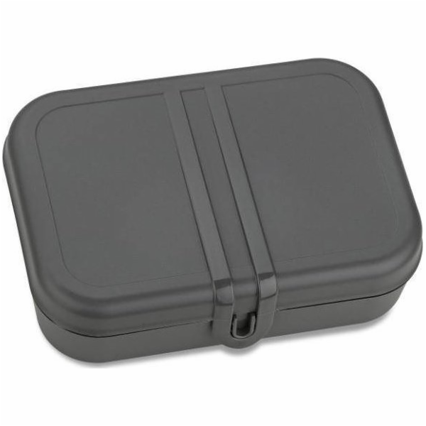 Koziol Svačinový box s oddělovačem Pascal L Nature Ash Gr...