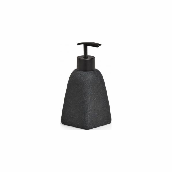 Zeller Dávkovač mýdla Dark Stone, polyresin, černý, 7,1x1...