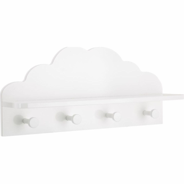 Atmosphera Nástěnný věšák s policí White Cloud