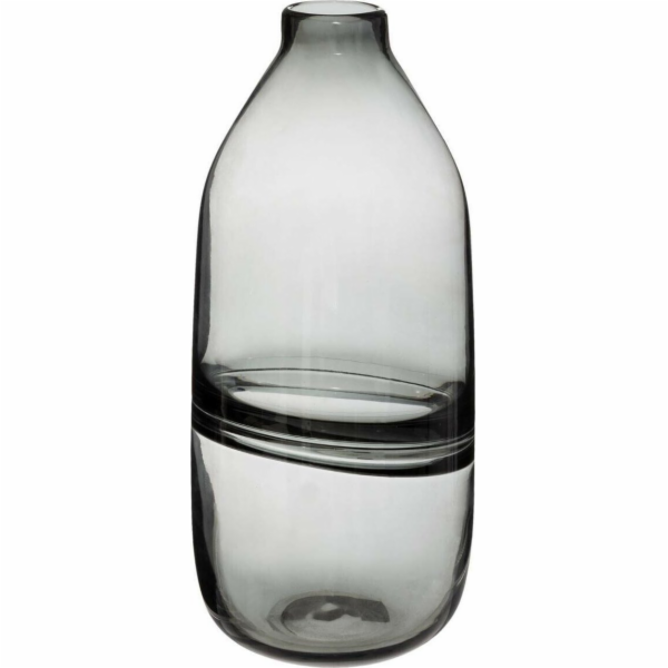 Atmosphera Váza Line sklo 30cm kouřové
