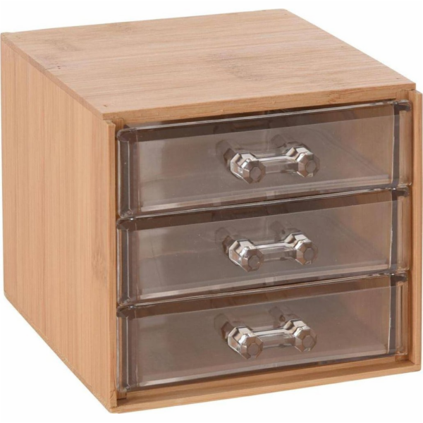 H&S Decoration ORGANIZÉR NA ŠPERKOVNICE Z BAMBUSU 15x12cm