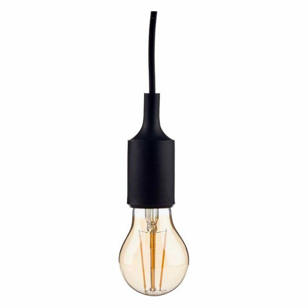 NoName Objímka na závěsnou lampu 9,7 x 12 cm E27 černá, 6...