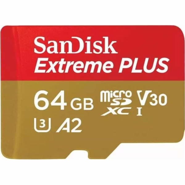 WD Paměťová karta Extreme Plus MicroSDXC 64 GB třída 10 U...