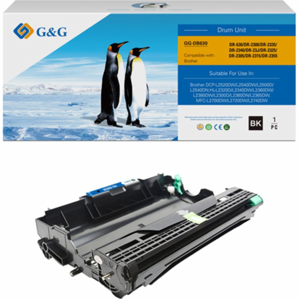 G&G Buben kompatibilní s G&G s DR2300, černý, 12000 s
