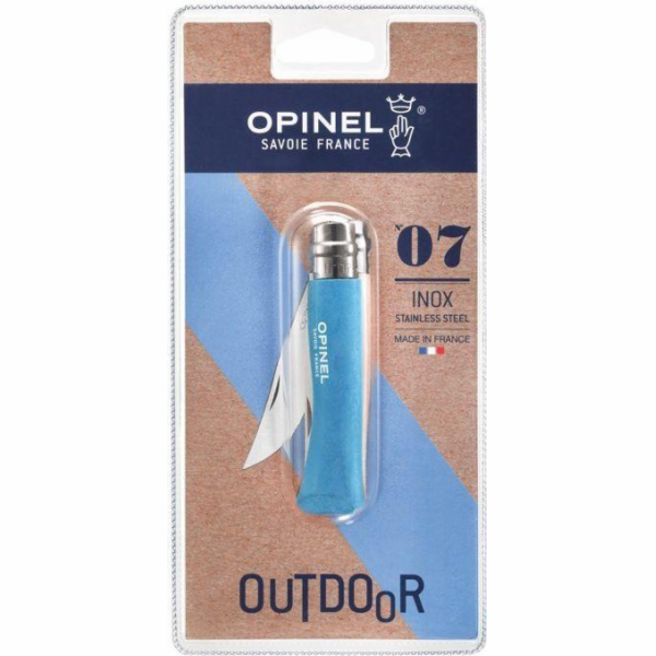 Opinel Kapesní nůž č. 07 Bukové dřevo, azurová