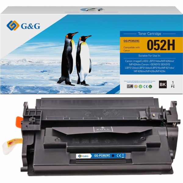 G&G Toner Toner kompatibilní s Canon 052H, NT-PC052XC, če...