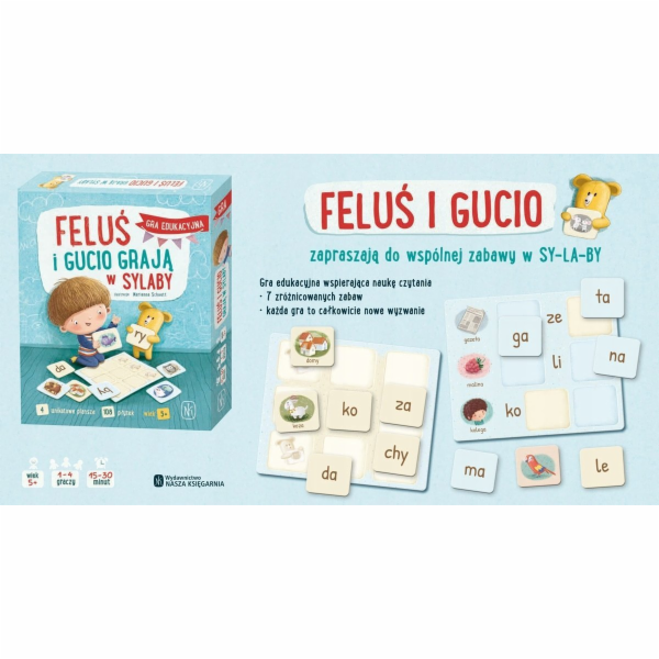 Nasza Księgarnia Naše knihkupecká hra Feluś a Gucio hrají...