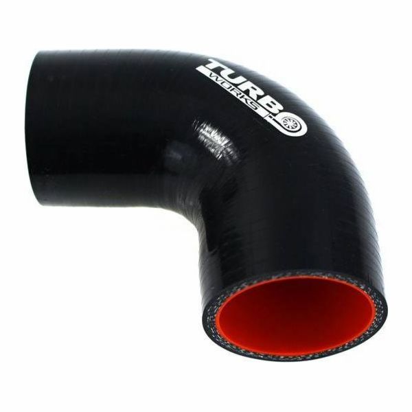 TurboWorks 90stupňové koleno TurboWorks Pro černé 76 mm