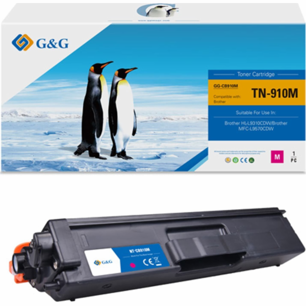G&G Toner Kompatibilní toner G&G pro Brother TN910M, NT-C...