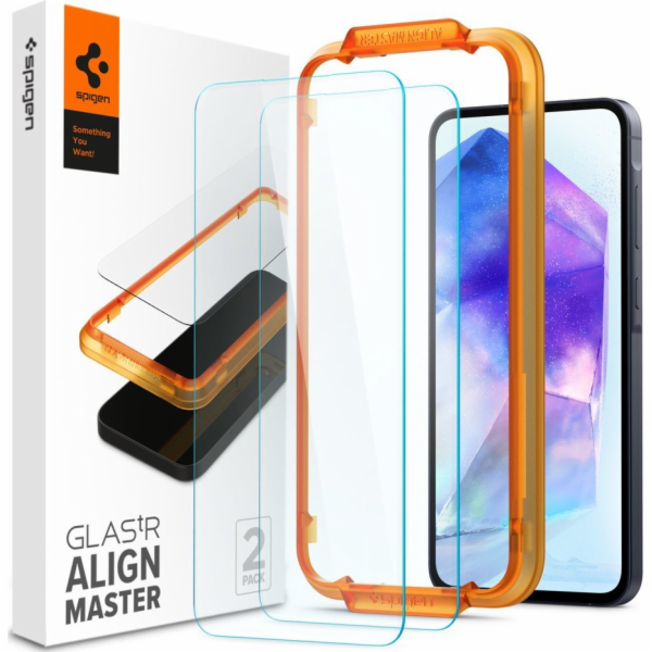 Spigen Ochranné tvrzené sklo Glass tR AlignMaster, 2 ks, ...