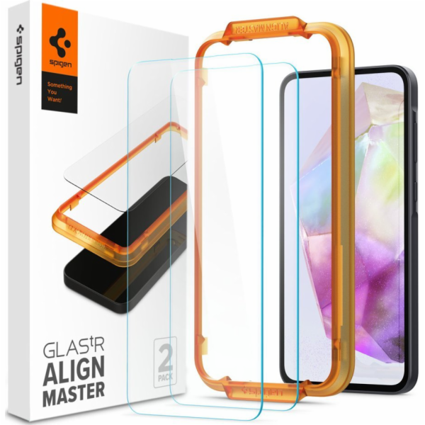 Spigen Ochranné tvrzené sklo Glass tR AlignMaster, 2 ks, ...