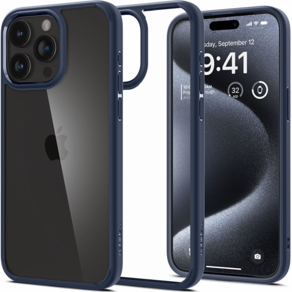 Spigen Ultra Hybrid, tmavě modrá - iPhone 15 Pro