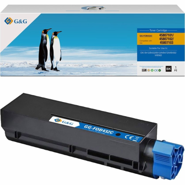 G&G Toner Kompatibilní toner G&G s OKI 45807102, NT-FOB43...