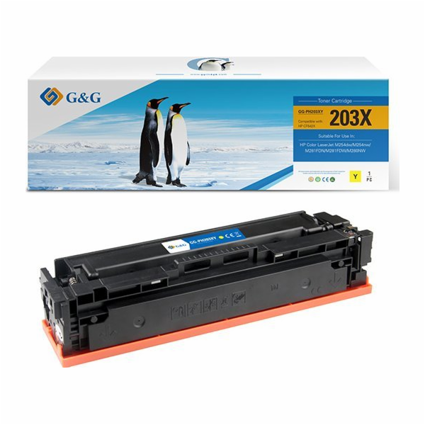 G&G Toner Toner kompatibilní s HP CF542X, NT-PH203XY, HP ...
