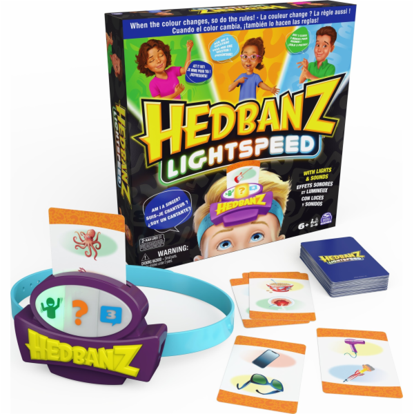 Spin Master Hra Hedbanz Lightspeed