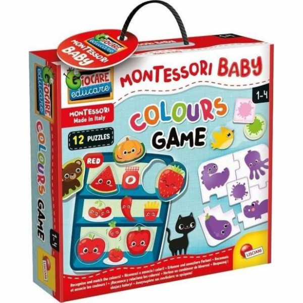 Lisciani Montessori Baby Game - Barevná hra