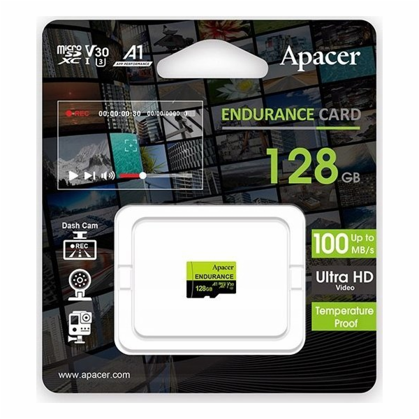 Apacer Paměťová karta Endurance MicroSDXC 128 GB třída 10...