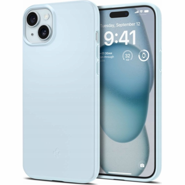 Spigen Thin Fit, tlumeně modrá - iPhone 15