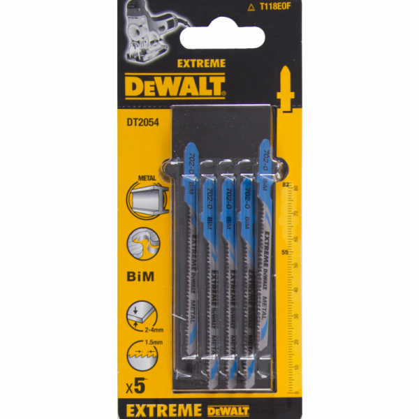 Dewalt pilový plátek do přímočaré pily typ T BIM 82x55 mm...