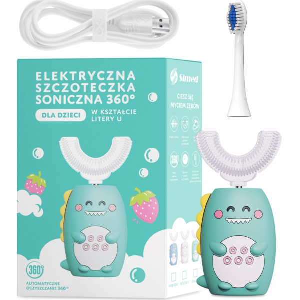 Simed Zubní kartáček U-shape S838 zelený