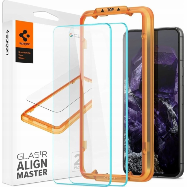 Spigen Spigen Glass tR AlignMaster 2 kusy – Google Pixel 8