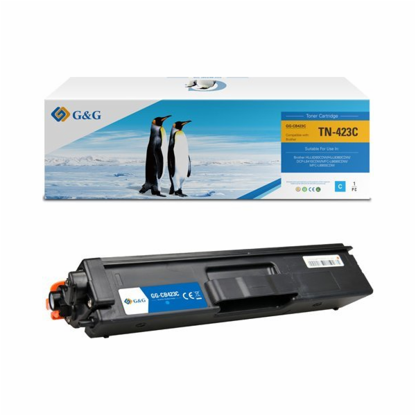 G&G Toner Kompatibilní toner G&G pro Brother TN423C, NT-C...