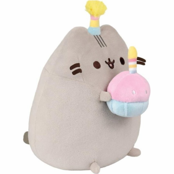 Pusheen Pusheen - Plyšový maskot v narozeninové čepici a ...