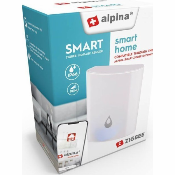 Alpina Alpina - Chytrý senzor záplav Zigbee síť