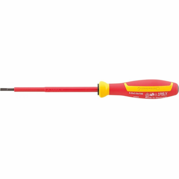 Stahlwille plochý šroubovák 1,2x8,0x175mm, VDE/1000V, DRALL+