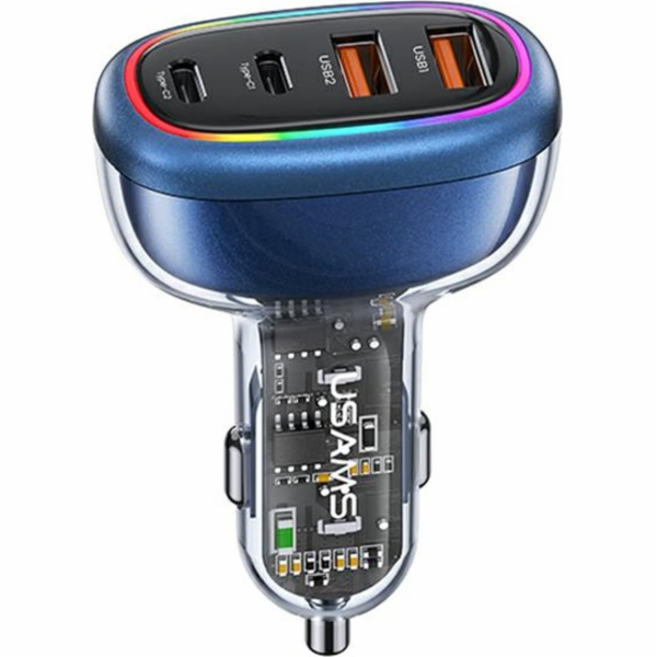 Usams Nabíječka do auta Nabíječka do auta USAMS 2xUSB-C 2...