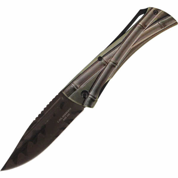 Herbertz Univerzální nůž Solingen Bambus Drop Pont 92 mm ...