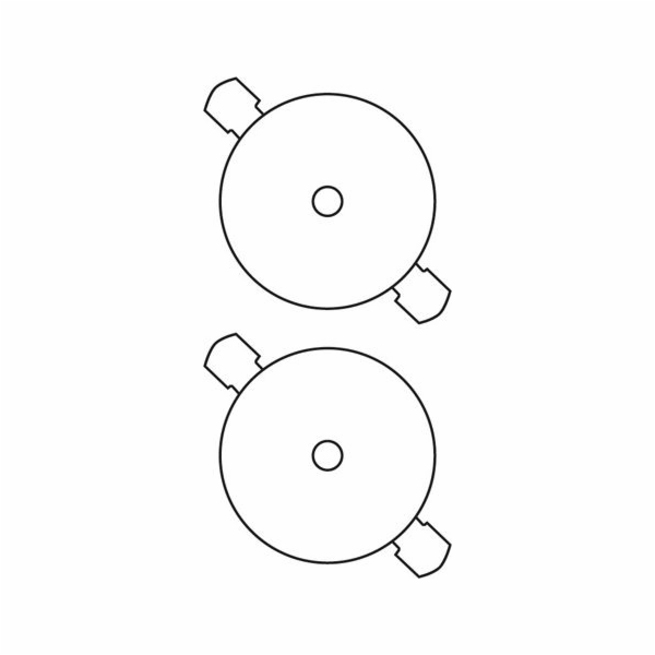 Avery Zweckform ETYK.ZF L7676 25 PRŮMĚR 117 CD BÍLÉ ETIKE...