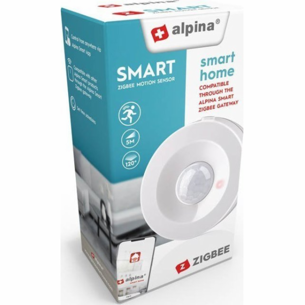 Alpina Alpina - Chytrý PIR senzor pohybu, síť Zigbee