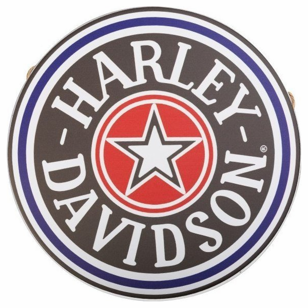 Activeshop KULATÝ DEKORATIVNÍ TALÍŘ HARLEY HD002