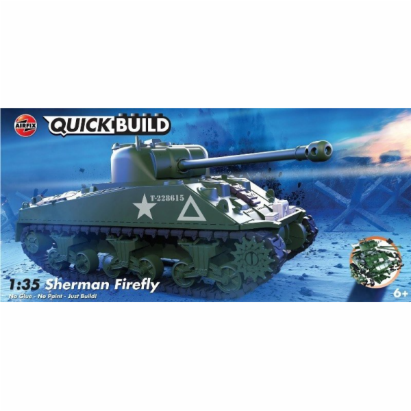 Airfix Plastikový model Quickbuild Sherman Firefly v měří...