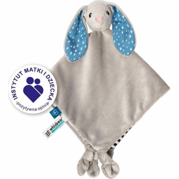 Whisbear Plyšová hračka DouDou Blanket Bunny šedá