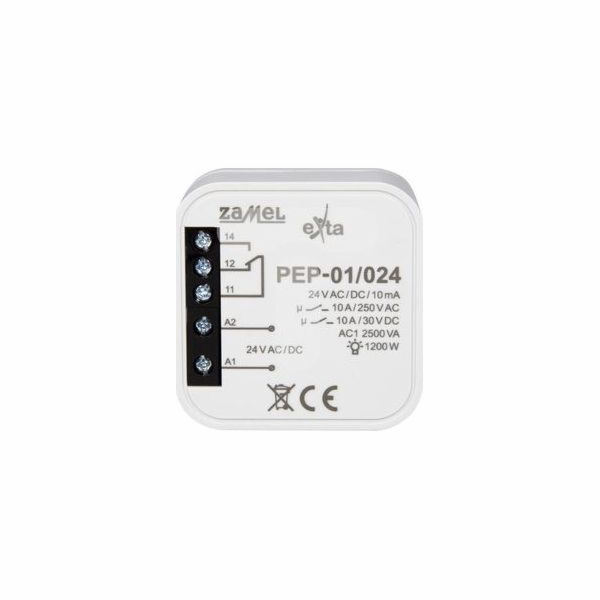 Zamel Elektromagnetické relé v krabičce 24VAC/DC 10A PEP-...
