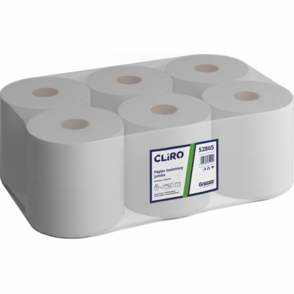 Cliro Cliro - Toaletní papír, 2vrstvý, odpadní papír, 135...