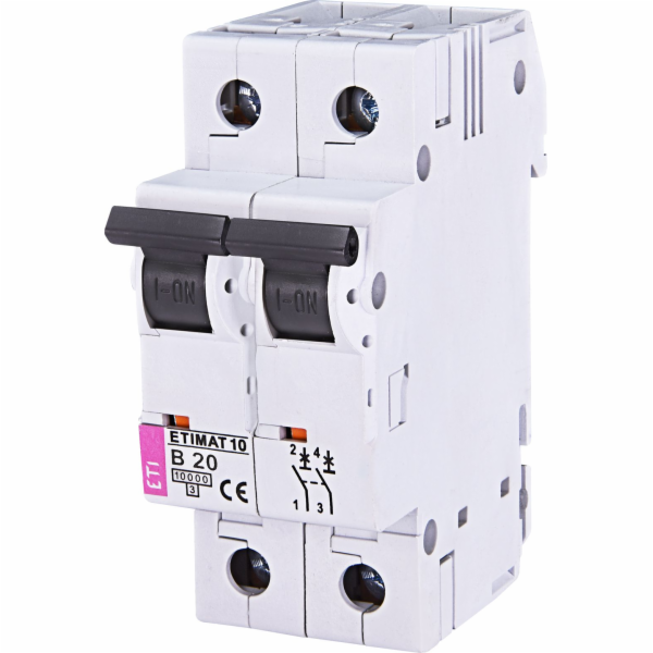 Eti-Polam Jistič 2P B 20A 10kA AC ETIMAT10 (002123717)
