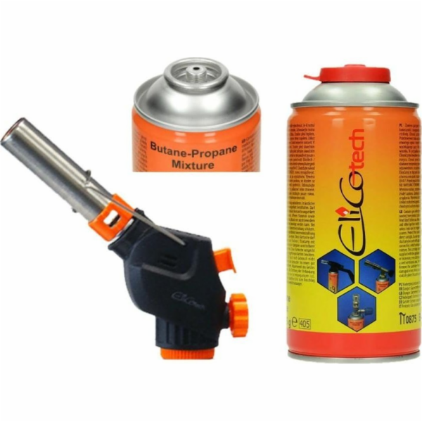 ElicoTech MULTIFUNKČNÍ HOŘÁK RK-3104C 7/16 + PLYN 300ml E...