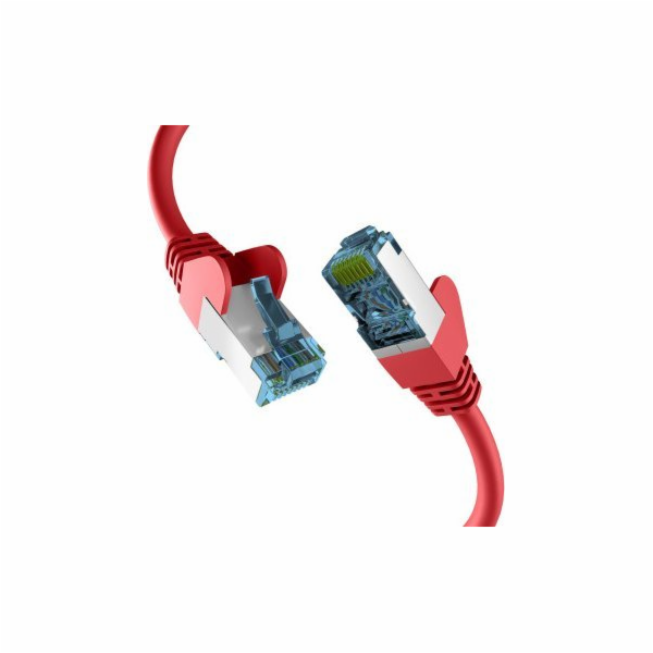 EFB EFB RJ45 PATCHKABEL s CAT7 ROHKABEL ČERVENÝ 25m