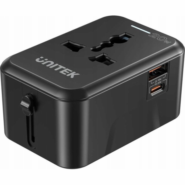 Unitek Cestovní nabíječka EU/US/UK/AUS PD 20W