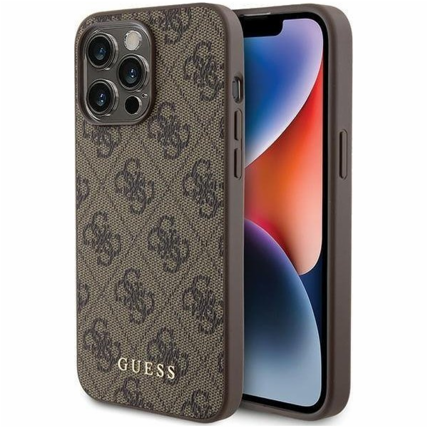 Guess Guess GUHCP15XG4GFBR Pevný kryt pro iPhone 15 Pro M...