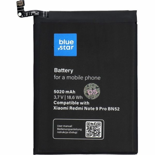 Blue Star Baterie pro Xiaomi Redmi Note 9 PRO (BN52) 5020...