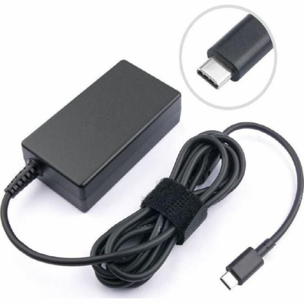 MicroBattery Napájecí adaptér pro notebook 45W, USB-C, 3A...