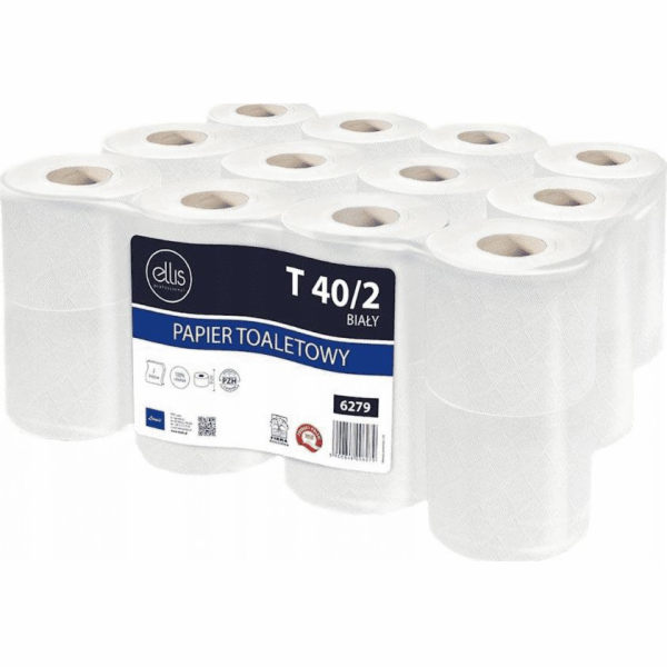 Ellis Toaletní papír T40/2 bílý 24 ks. 6279